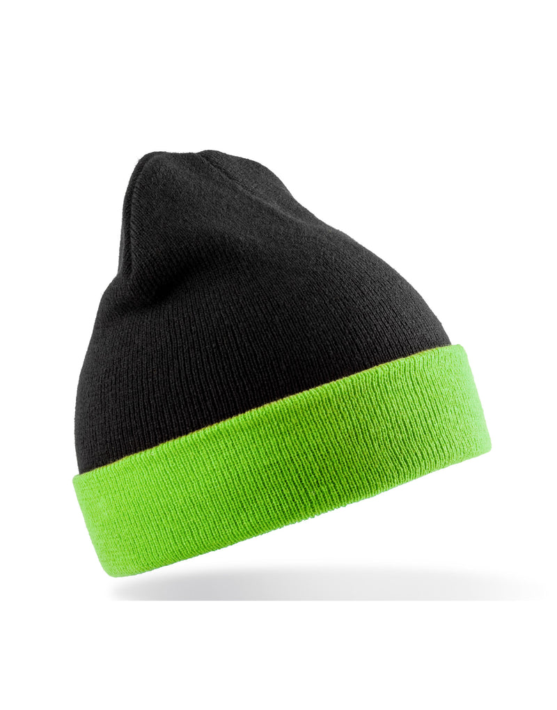 Result Genuine Recycled Recycled Black Compass Beanie RC930X