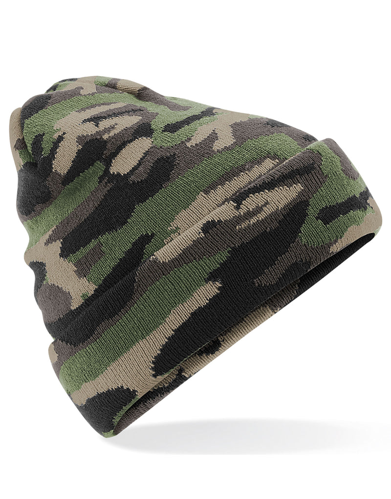 Beechfield  Camo Cuffed Beanie B419