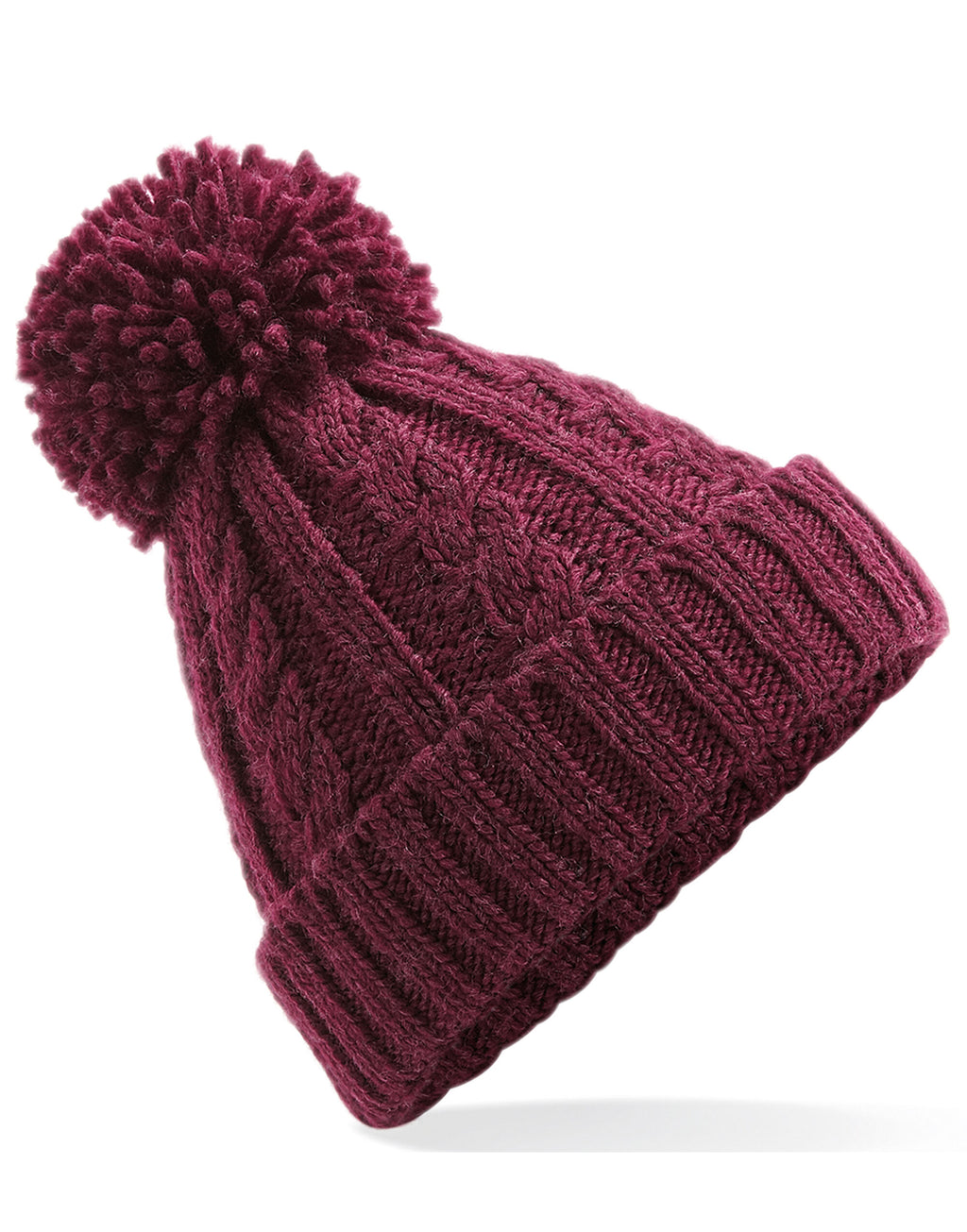 Beechfield  Cable Knit Melange Beanie B480