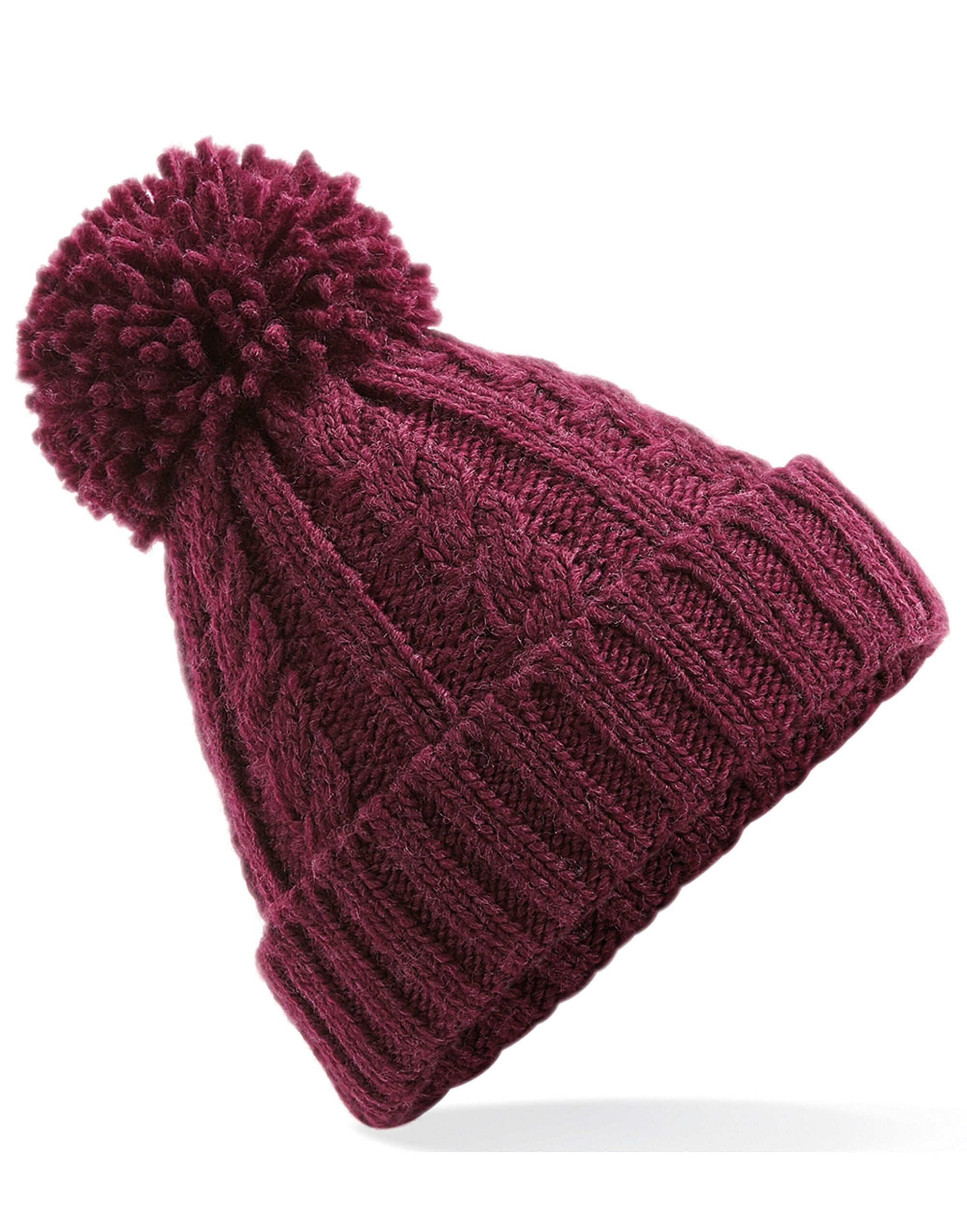 Beechfield  Cable Knit Melange Beanie B480