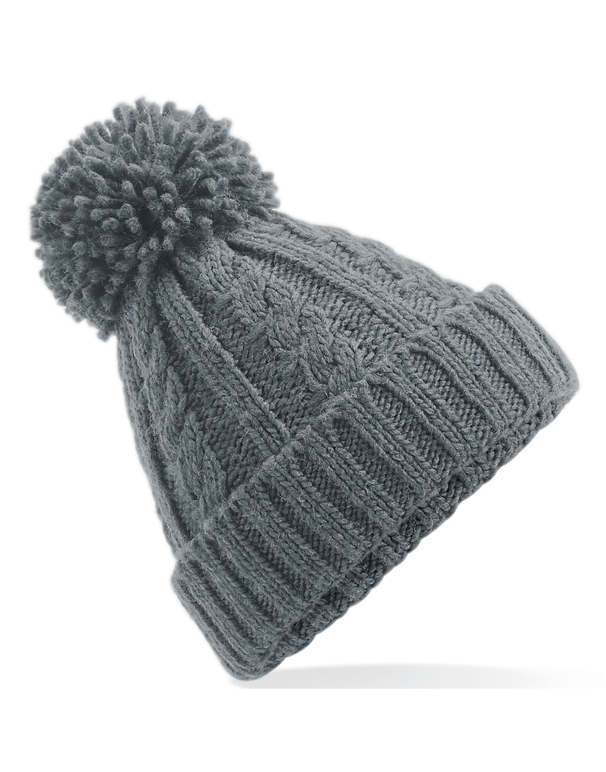 Beechfield  Cable Knit Melange Beanie B480