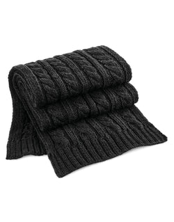 Beechfield  Cable Knit Melange Scarf B499