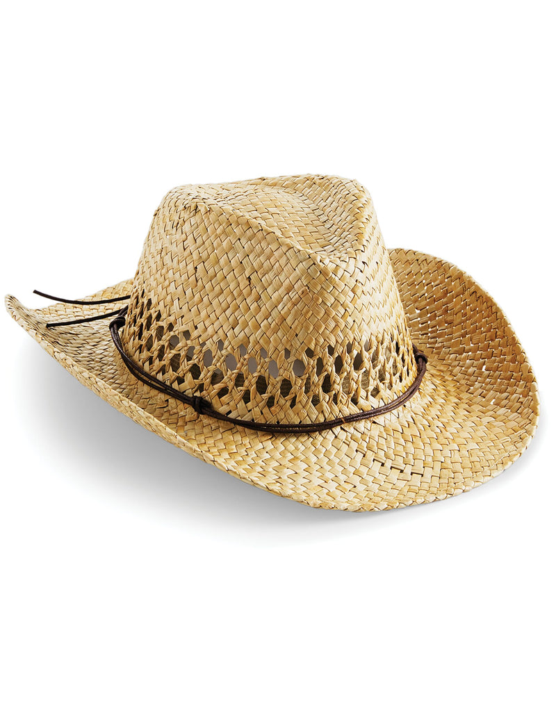 Beechfield  Straw Cowboy Hat B735