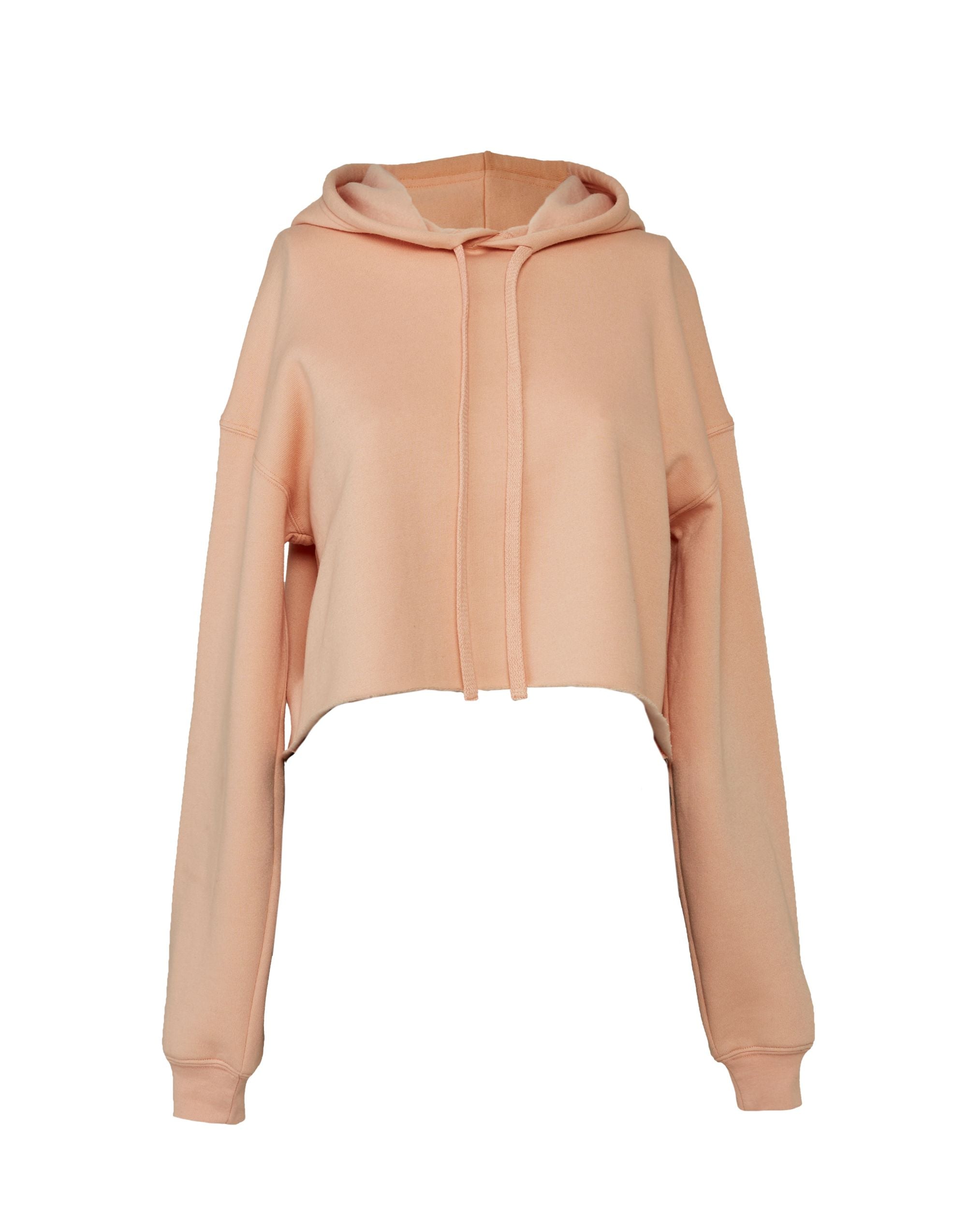 Bella Women's Cropped Fleece Hoodie BE7502