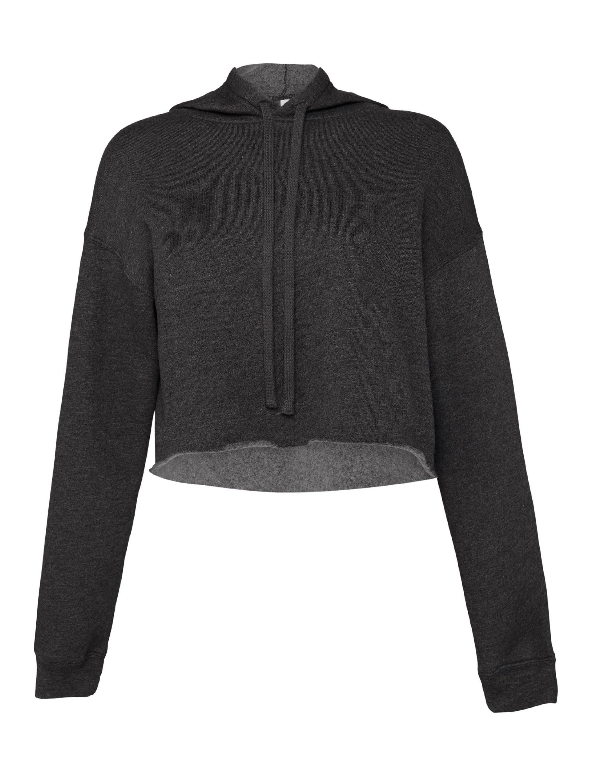 Bella Women's Cropped Fleece Hoodie BE7502