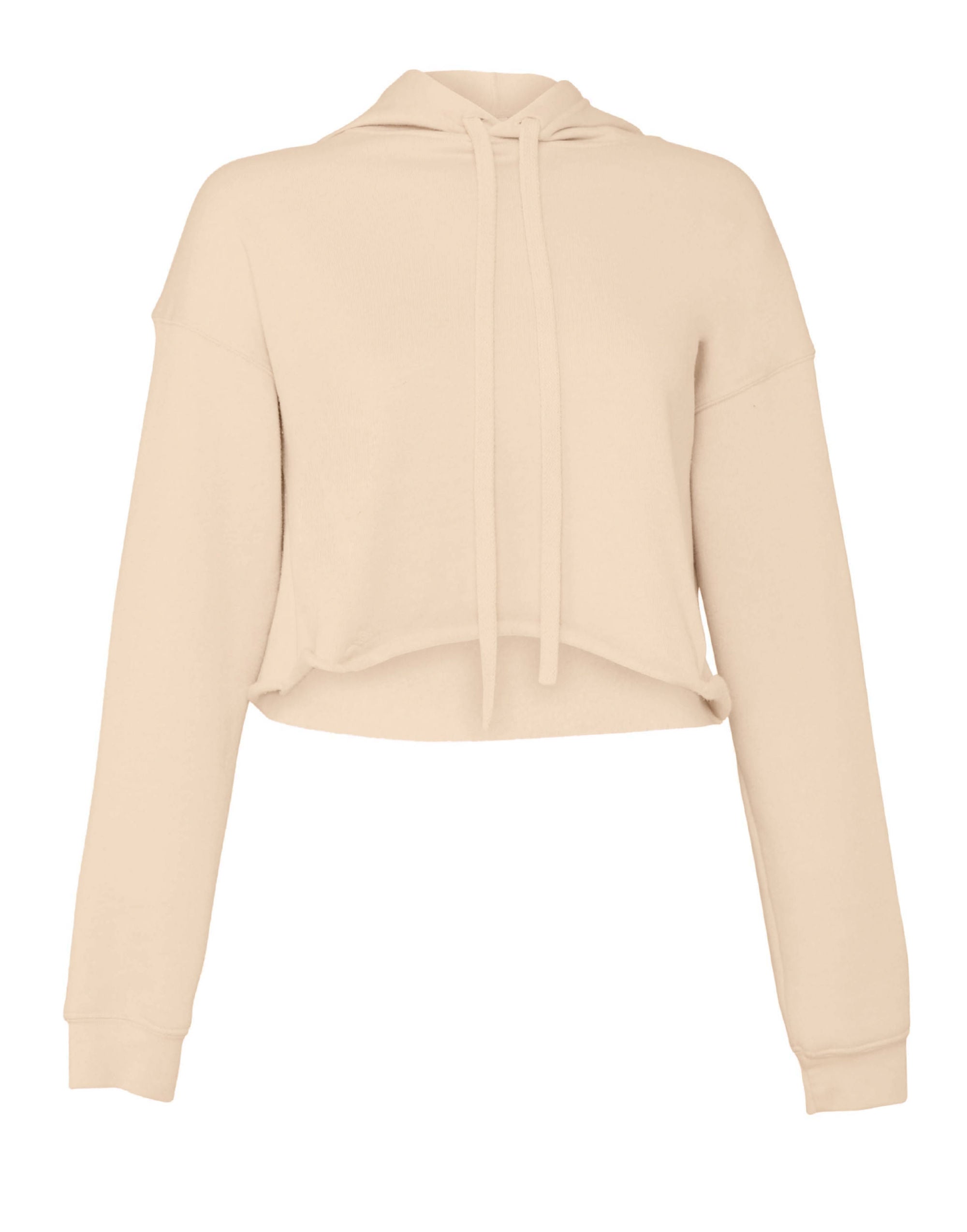 Bella Women's Cropped Fleece Hoodie BE7502