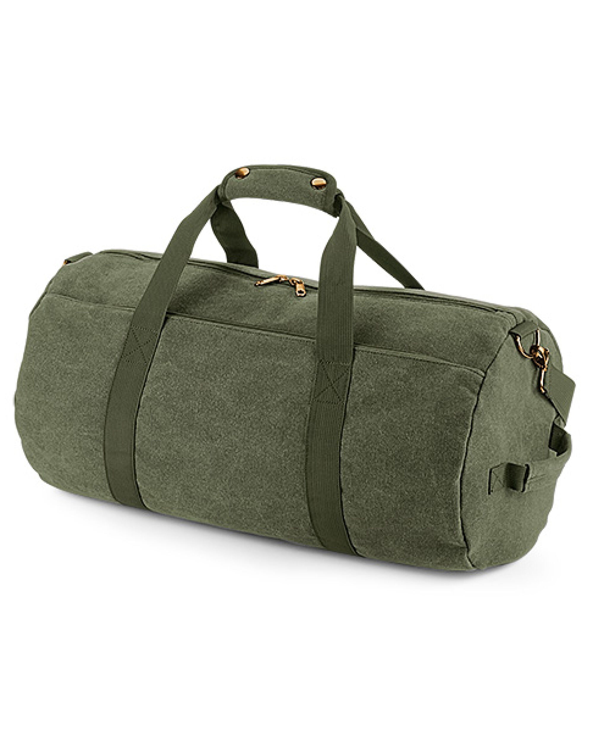 Bagbase Vintage Canvas Barrel Bag BG655