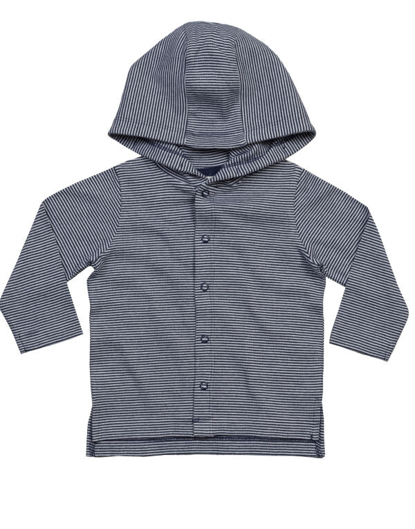 Babybugz Baby Striped Hooded Tee BZ47 BZ47