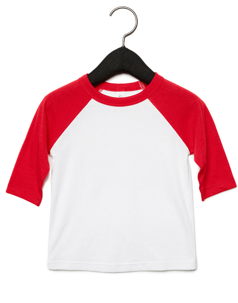 Bella Toddler 3/4 Sleeve Baseball Tee CA3200T
