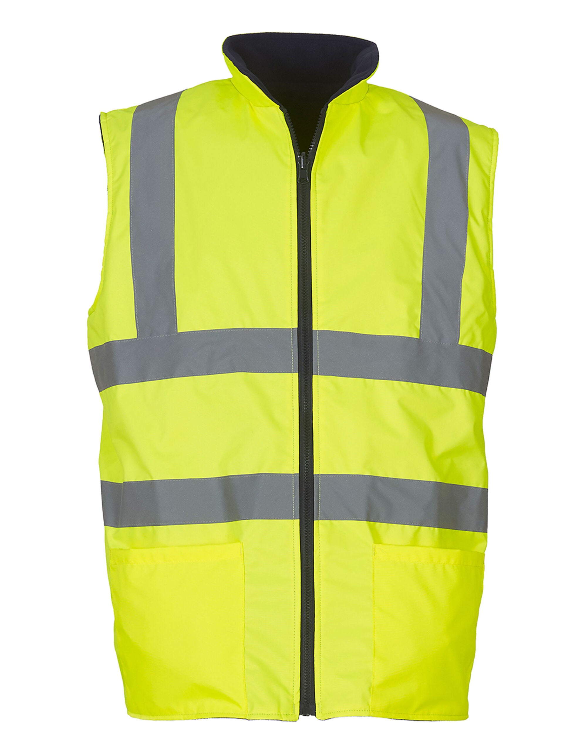 Yoko Hi-Vis Reversible Fleece Safety Vest HV008F