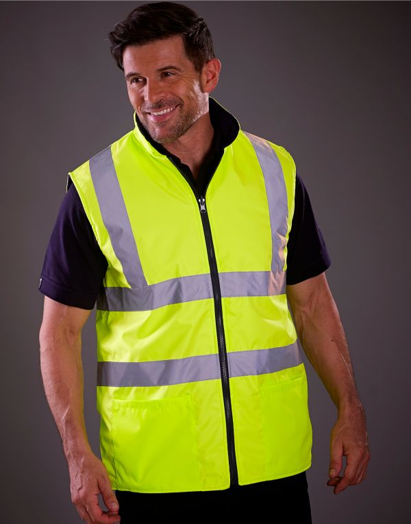 Yoko Hi-Vis Reversible Fleece Vest HV008F HV008F