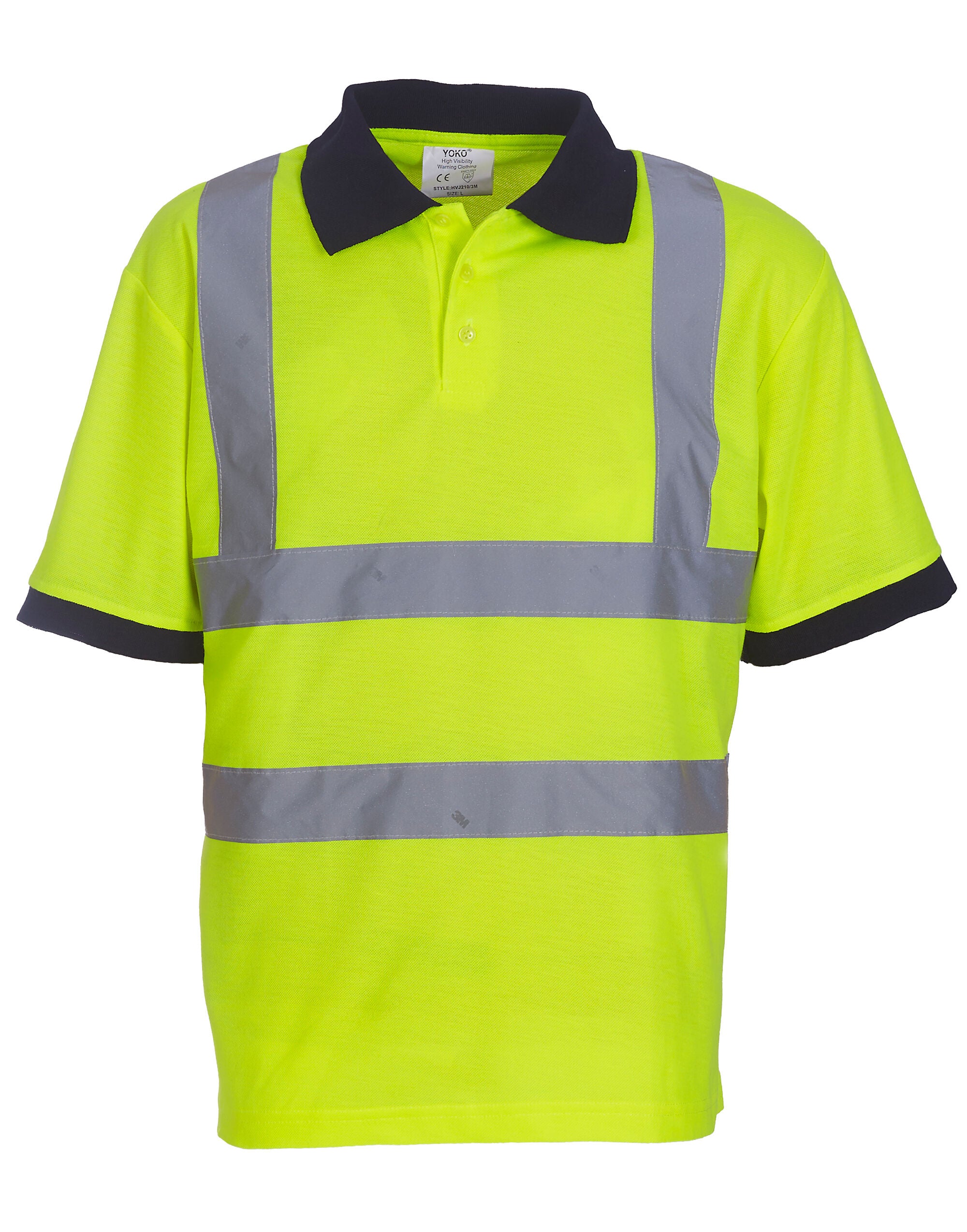 Yoko Hi-Vis Short Sleeve Polo Shirt HVJ210-3M