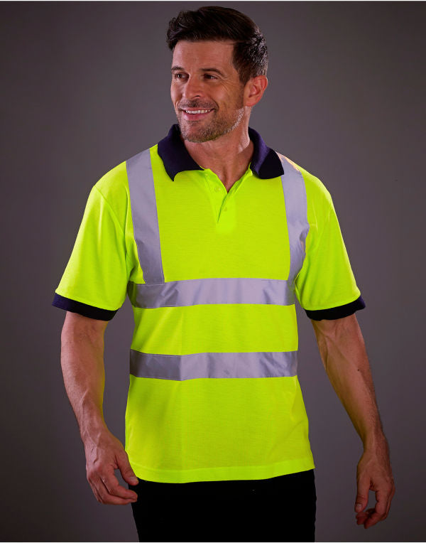 Yoko Hi-Vis Short Sleeve Polo Shirt HVJ210-3M HVJ210-3M