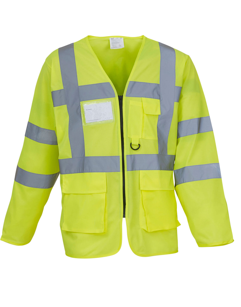 Yoko Hi-Vis Executive Long Sleeve Safety Vest Waistcoat HVJ800