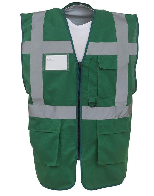 Yoko Hi-Vis Executive Safety Vest Waistcoat HVW801