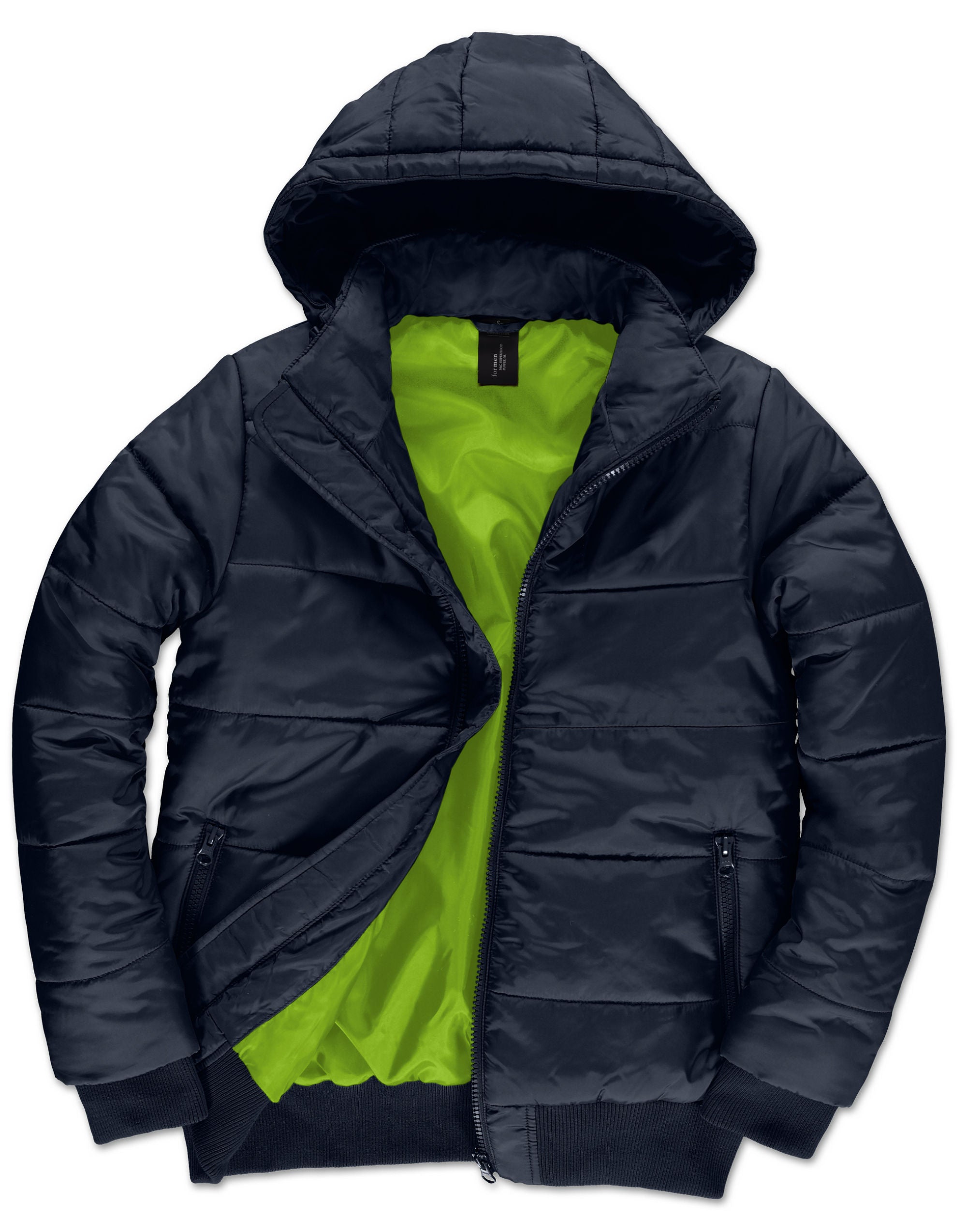 B&C Men's Superhood Puffer Bomber Jacket JM940
