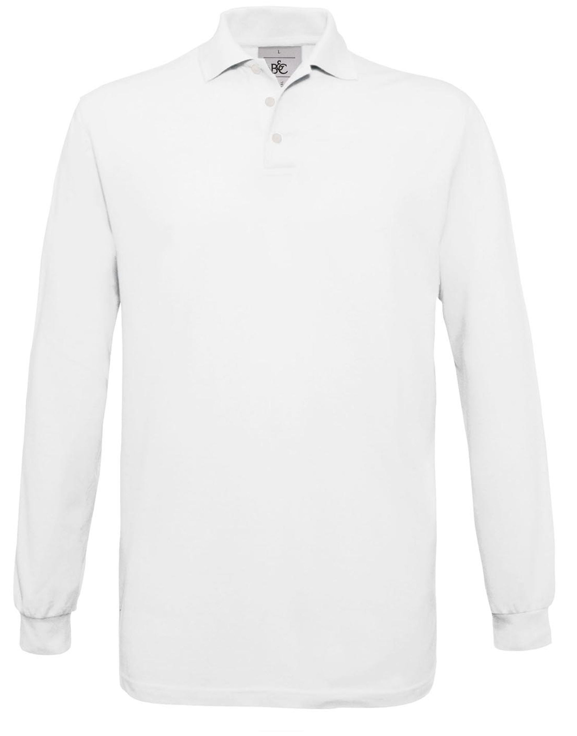 B&C Safran Long-sleeved Polo Shirt PU414