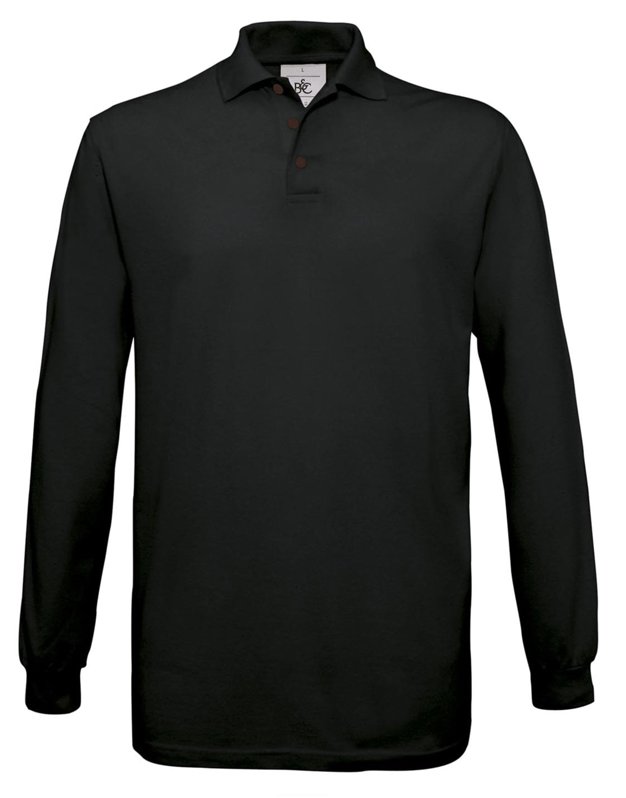 B&C Safran Long-sleeved Polo Shirt PU414