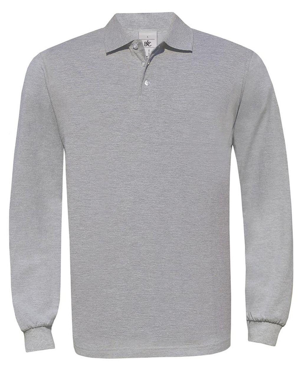 B&C Safran Long-sleeved Polo Shirt PU414