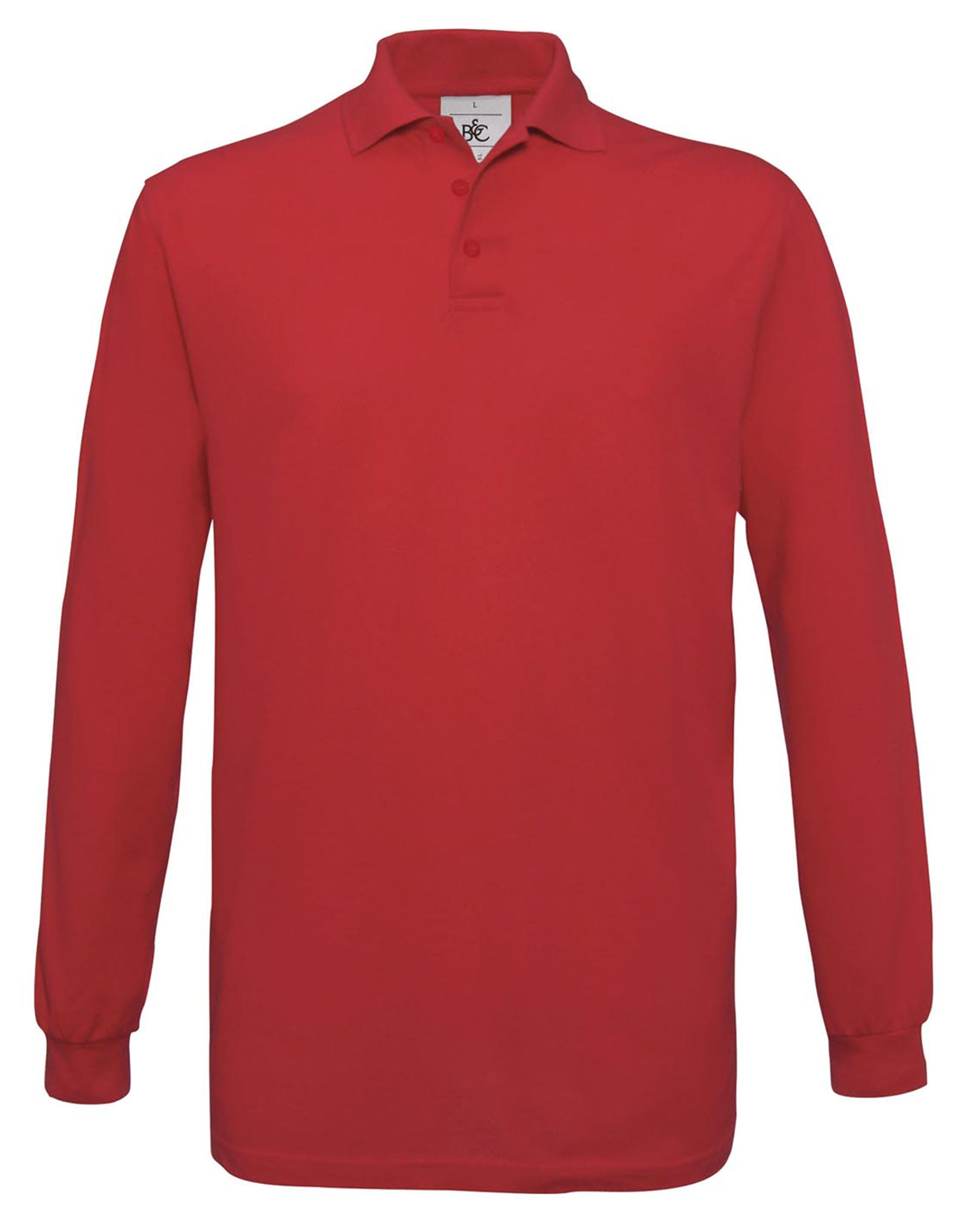 B&C Safran Long-sleeved Polo Shirt PU414