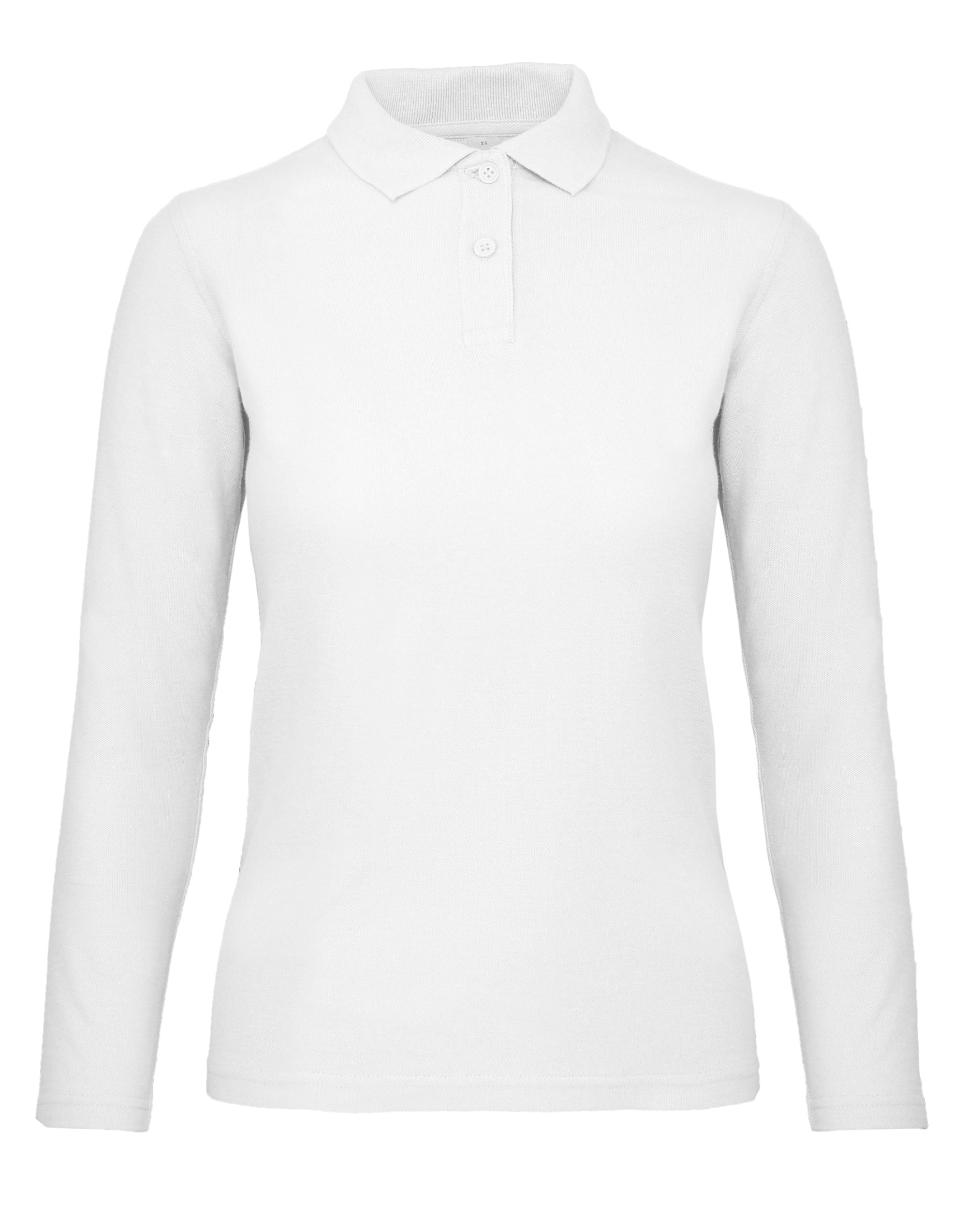 B&C Women's Long Sleeve Polo PWI13
