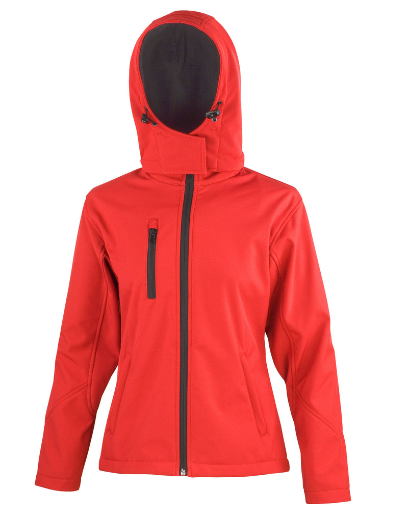 Result Core Women's TX Performance Hooded Softshell Jacket R230F