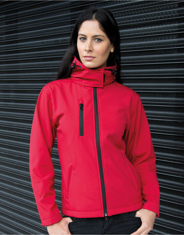 Result Core Women's TX Performance Hooded Softshell Jacket R230F R230F