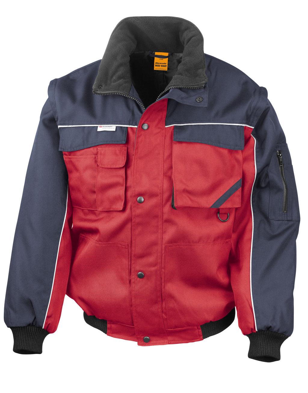 WORK-GUARD by Result Zip Sleeve Heavy Duty Jacket R71X