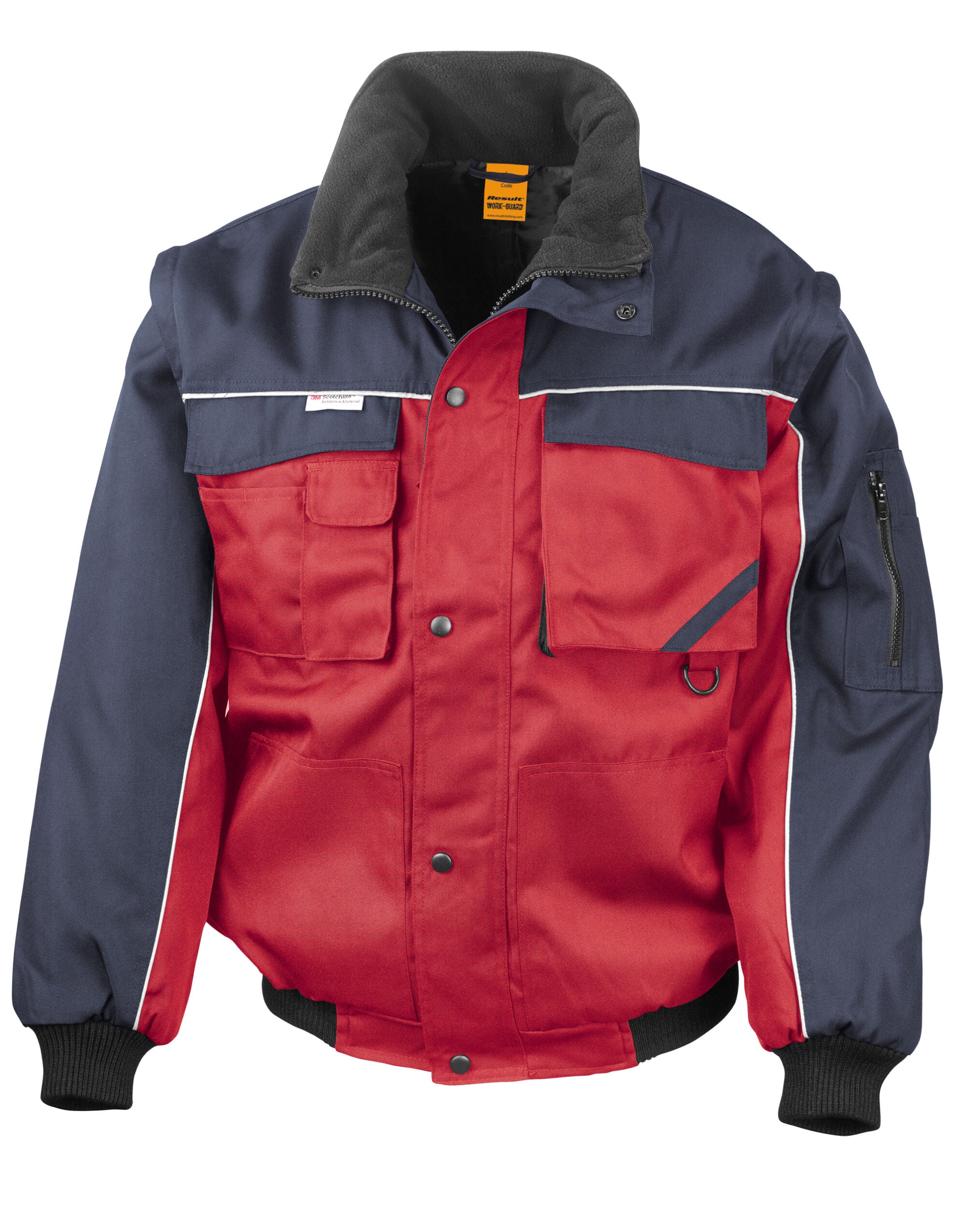 WORK-GUARD by Result Zip Sleeve Heavy Duty Jacket R71X