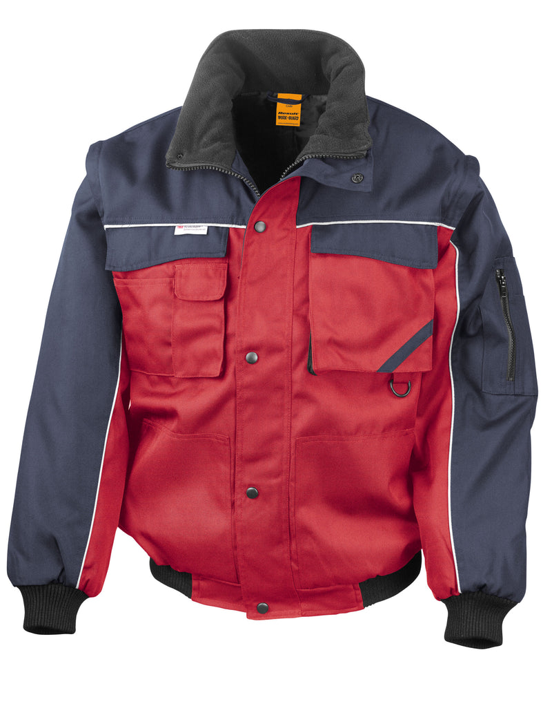 WORK-GUARD by Result Zip Sleeve Heavy Duty Jacket R71X