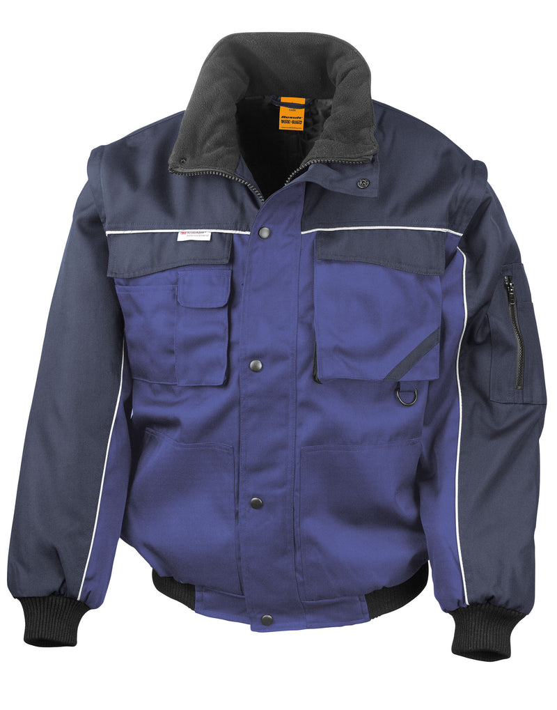 WORK-GUARD by Result Zip Sleeve Heavy Duty Jacket R71X