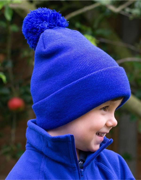 Result Winter Essentials Junior Pom Pom Beanie RC028J RC028J