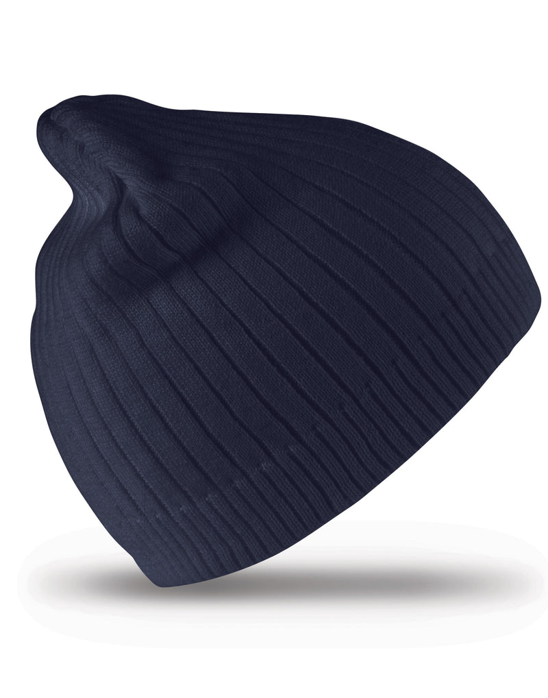 Result Winter Essentials Double Knit Cotton Beanie Hat RC74