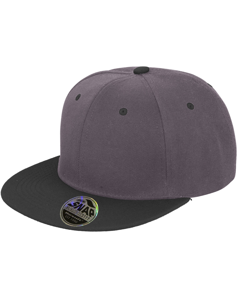 Result Core Bronx Original Flat Peak Snap Back Dual Colour Cap RC82X