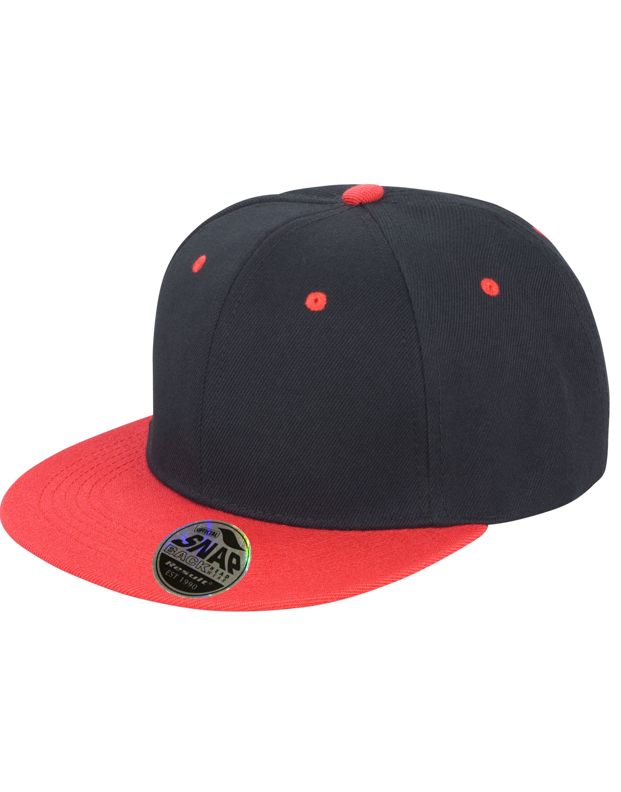 Result Core Bronx Original Flat Peak Snap Back Dual Colour Cap RC82X