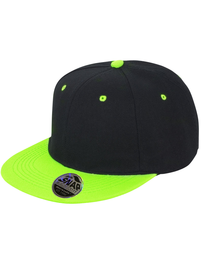 Result Core Bronx Original Flat Peak Snap Back Dual Colour Cap RC82X