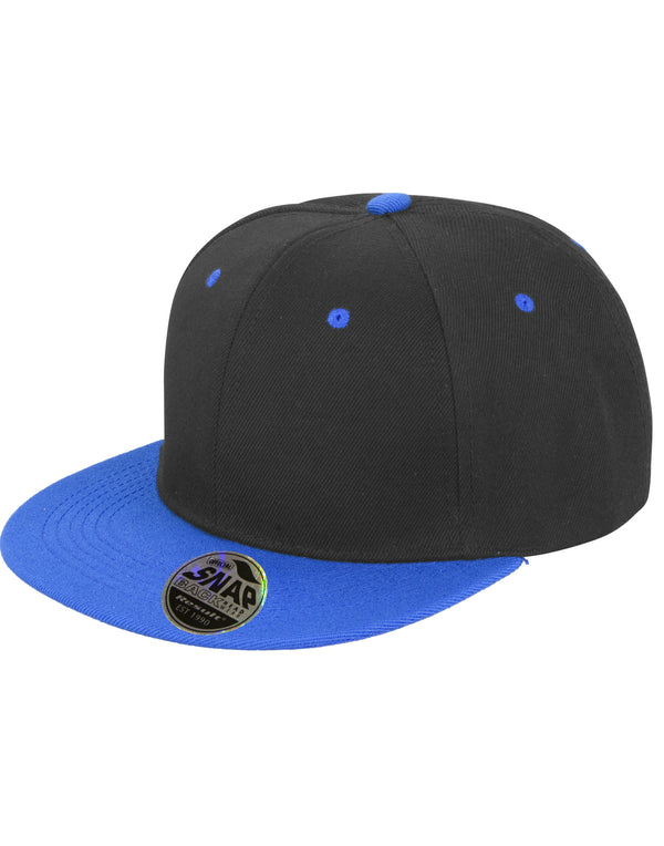 Result Core Bronx Original Flat Peak Snap Back Dual Colour Cap RC82X