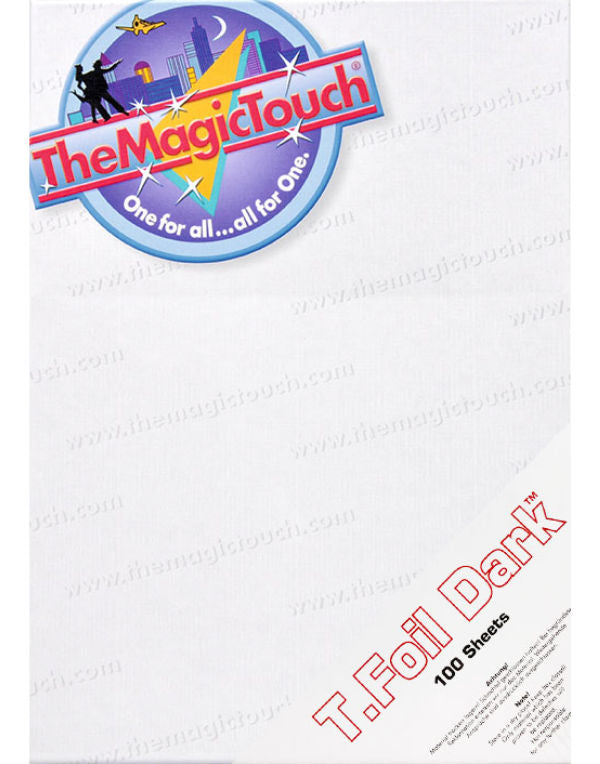 The Magic Touch T-Foil Dark A4 Transfer Paper (100 sheet) TFOILDARKA4 TFOILDARKA4