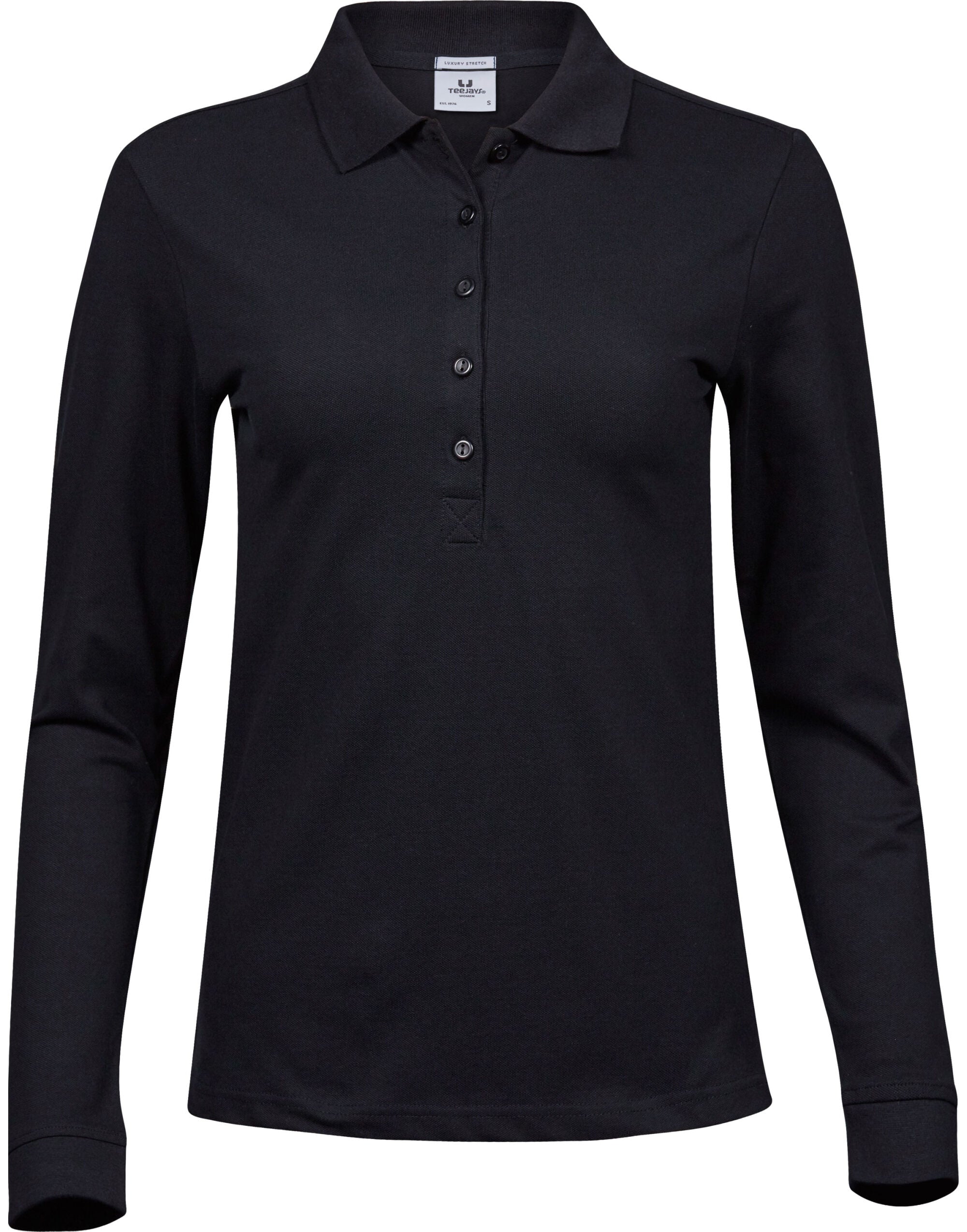 Tee Jays Ladies' Luxury Long Sleeve Stretch Polo TJ146