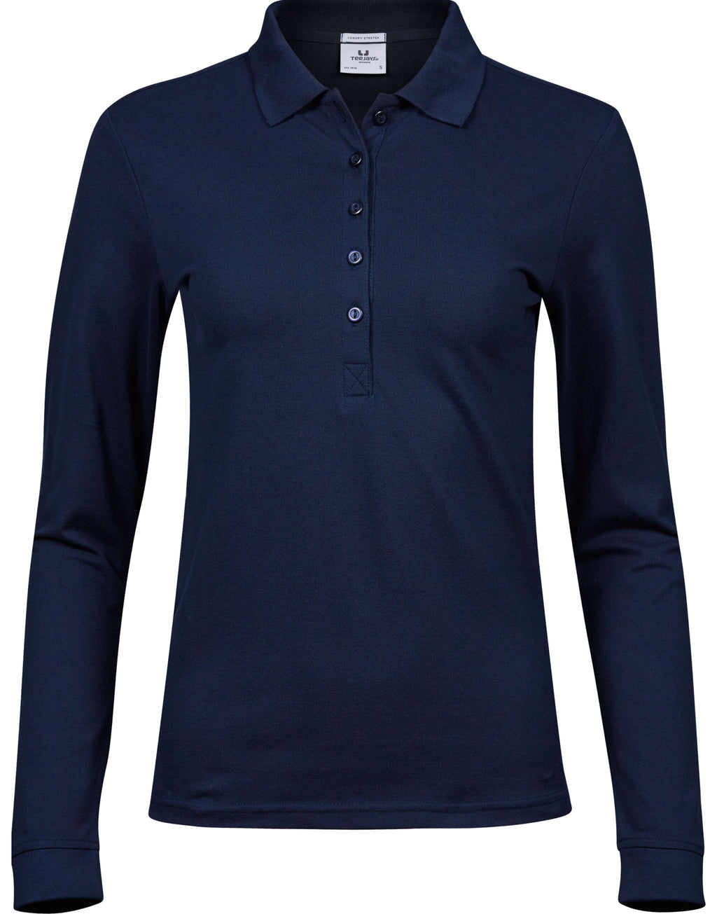 Tee Jays Ladies' Luxury Long Sleeve Stretch Polo TJ146
