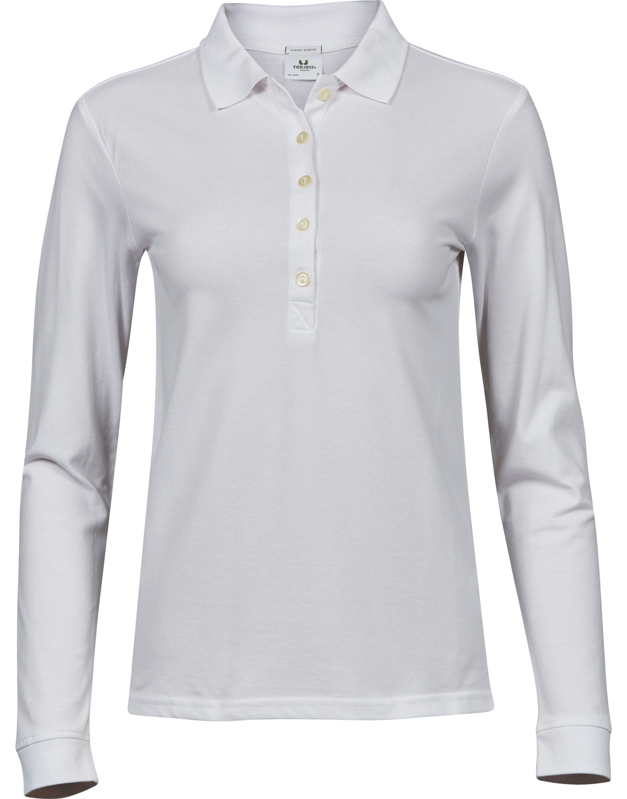 Tee Jays Ladies' Luxury Long Sleeve Stretch Polo TJ146