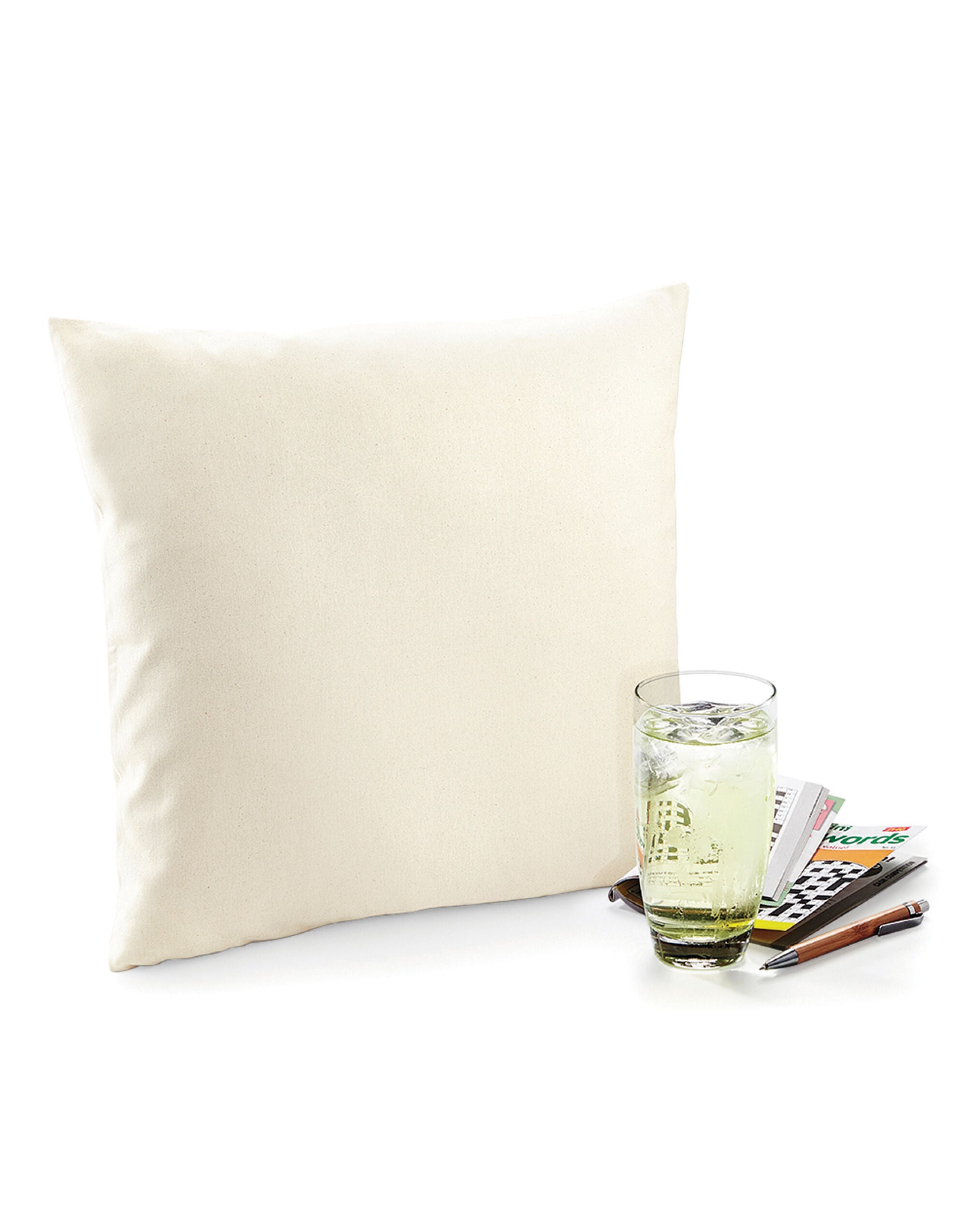 Westford Mill Fairtrade Cotton Canvas Cushion Cover W350