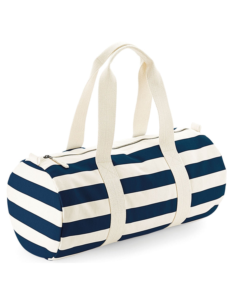 Westford Mill Nautical Barrel Bag W688